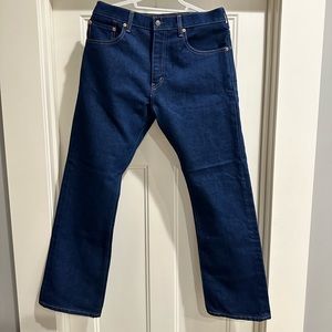Levi’s Mens 517 Bootcut Jeans in Indigo Flex